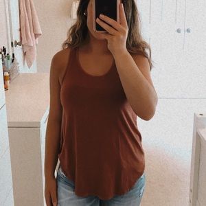 American Eagle Rust Colored Tank Top